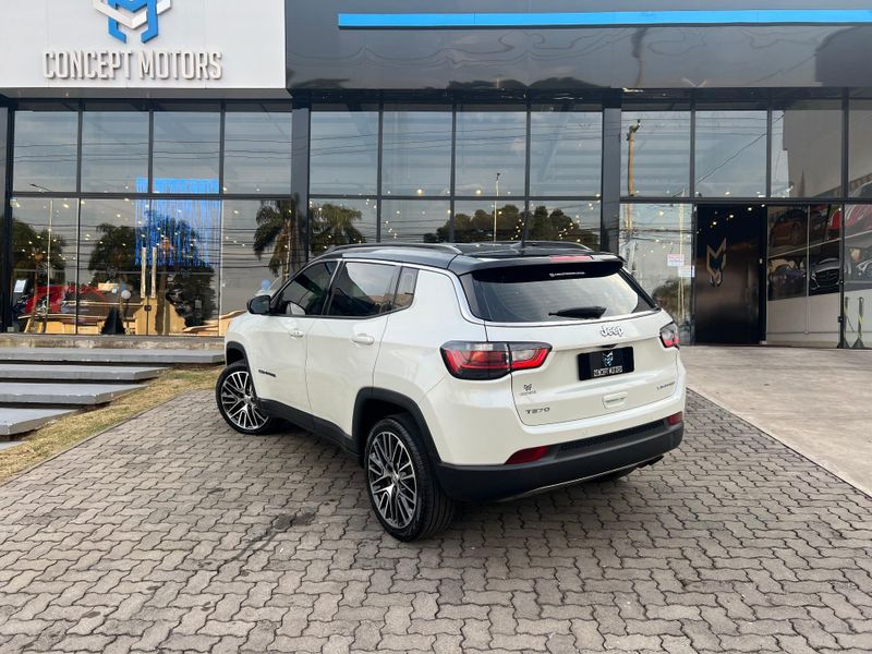 Jeep Compass LIMITED T270 1.3 TB 4×2 Flex Aut 2022/2023 CONCEPT MOTORS PASSO FUNDO / Carros no Vale