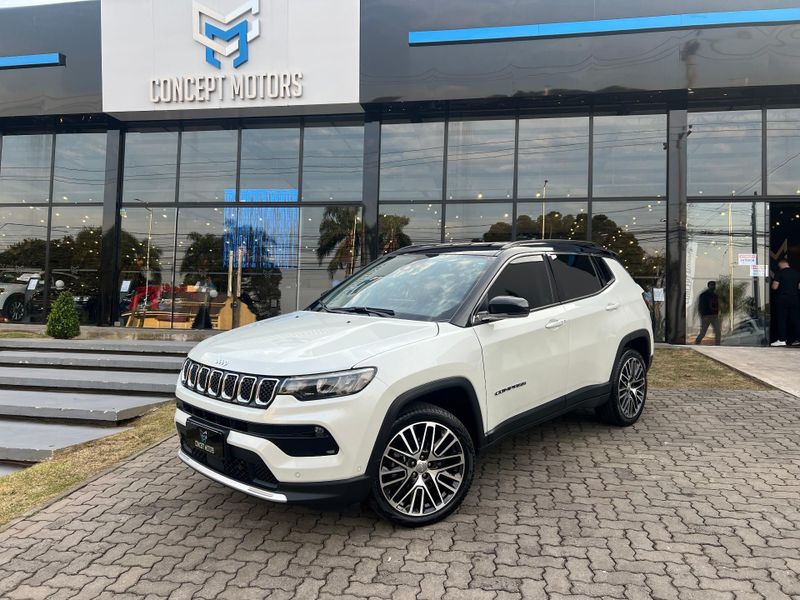 Jeep Compass LIMITED T270 1.3 TB 4×2 Flex Aut 2022/2023 CONCEPT MOTORS PASSO FUNDO / Carros no Vale