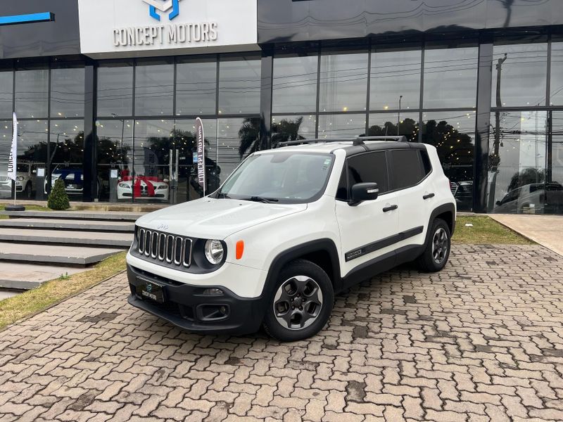 Jeep Renegade Sport 1.8 4×2 Flex 16V Aut. 2015/2016 CONCEPT MOTORS PASSO FUNDO / Carros no Vale