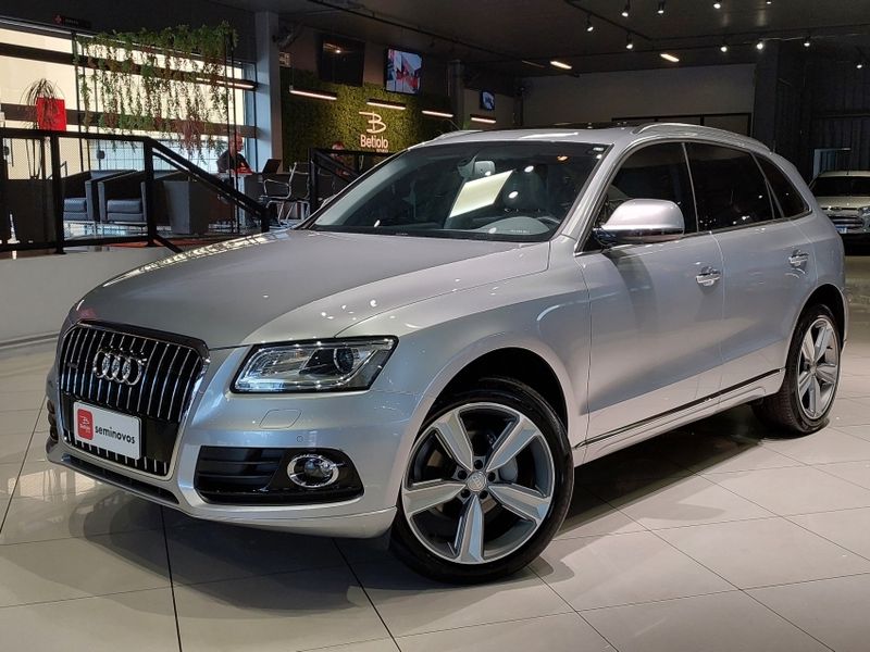 Audi Q5 2.0 TFSI AMBIENTE 16V 225CV GASOLINA 4P AUTOMÁTICO 2015/2016 BETIOLO NOVOS E SEMINOVOS LAJEADO / Carros no Vale