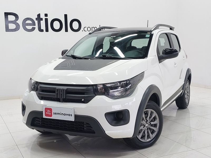 Fiat MOBI 1.0 EVO FLEX TREKKING MANUAL 2021/2022 BETIOLO NOVOS E SEMINOVOS LAJEADO / Carros no Vale