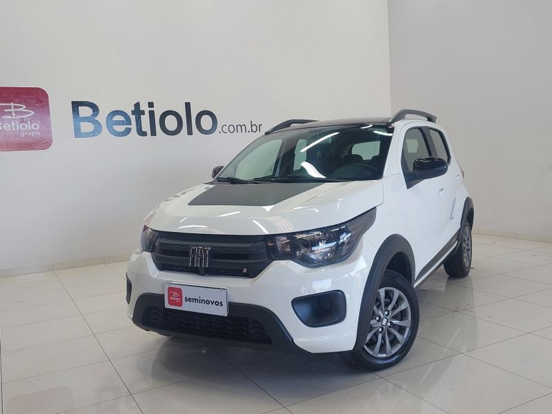 Fiat MOBI 1.0 EVO FLEX TREKKING MANUAL 2021/2021 BETIOLO NOVOS E SEMINOVOS LAJEADO / Carros no Vale