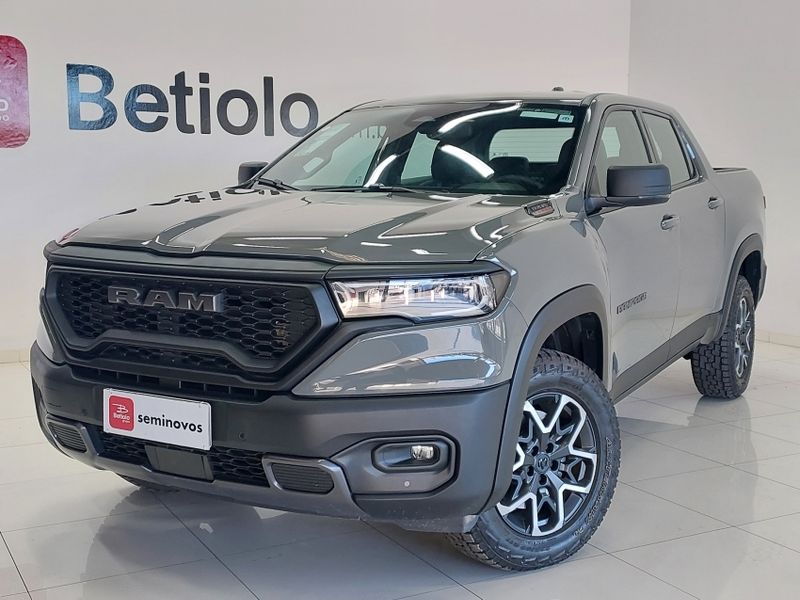 Ram RAMPAGE 2.0 TURBO DIESEL REBEL 4X4 AUTOMÁTICO 2023/2024 BETIOLO NOVOS E SEMINOVOS LAJEADO / Carros no Vale