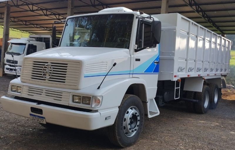 Mercedes-Benz 1618 L-1618 3-Eixos Caçamba 1991/1991 CAMINHÕES & CAMIONETAS PASSO FUNDO / Carros no Vale