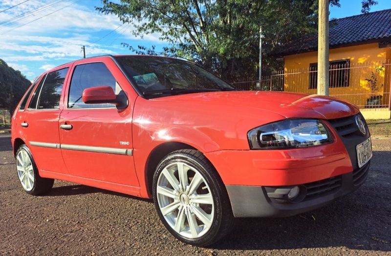 Volkswagen GOL 1.0 MI 8V FLEX 4P MANUAL G.IV 2008/2009 CAMINHÕES & CAMIONETAS PASSO FUNDO / Carros no Vale