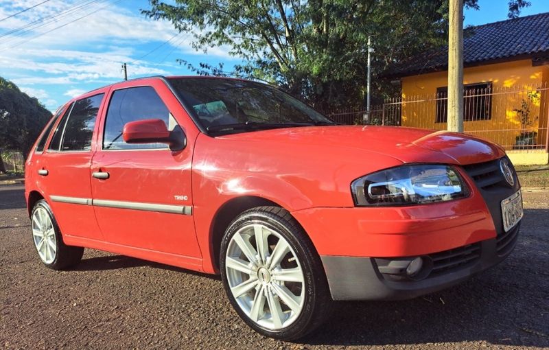 Volkswagen GOL 1.0 MI 8V FLEX 4P MANUAL G.IV 2008/2009 CAMINHÕES & CAMIONETAS PASSO FUNDO / Carros no Vale