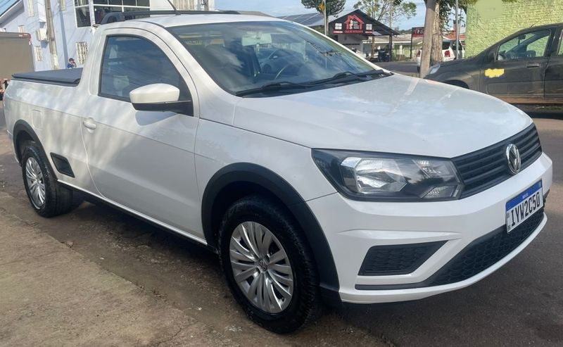 Volkswagen SAVEIRO 1.6 MSI TRENDLINE CS 8V FLEX 2P MANUAL 2018/2019 CAMINHÕES & CAMIONETAS PASSO FUNDO / Carros no Vale