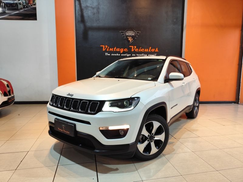 JEEP COMPASS 2.0 16V FLEX LONGITUDE AUTOMÁTICO 2017/2017 VINTAGE VEÍCULOS CAXIAS DO SUL / Carros no Vale