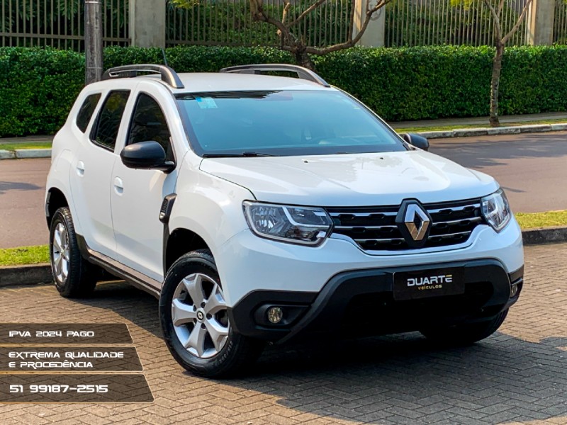 RENAULT DUSTER ZEN 1.6 16V 2021/2022 DUARTE VEÍCULOS PORTO ALEGRE / Carros no Vale