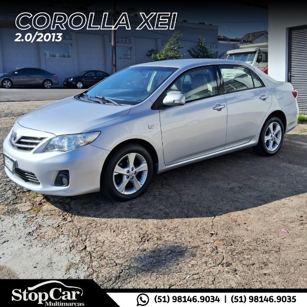 TOYOTA COROLLA 2.0 XEI 2013/2013 STOPCAR MULTIMARCAS ESTRELA / Carros no Vale