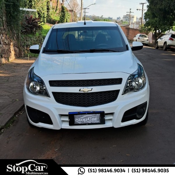 CHEVROLET MONTANA LS 1.4 ECONOFLEX 8V 2P 2014/2014 STOPCAR MULTIMARCAS ESTRELA / Carros no Vale