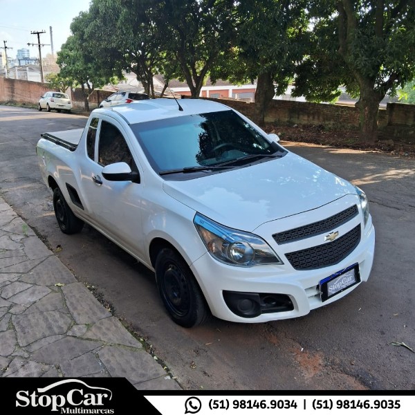 CHEVROLET MONTANA LS 1.4 ECONOFLEX 8V 2P 2014/2014 STOPCAR MULTIMARCAS ESTRELA / Carros no Vale