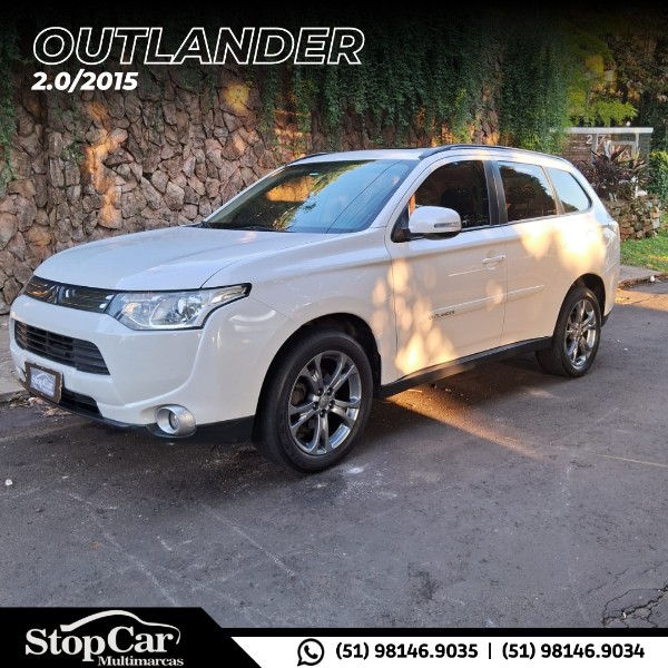 MITSUBISHI OUTLANDER 2.0 16V 2015/2015 STOPCAR MULTIMARCAS ESTRELA / Carros no Vale