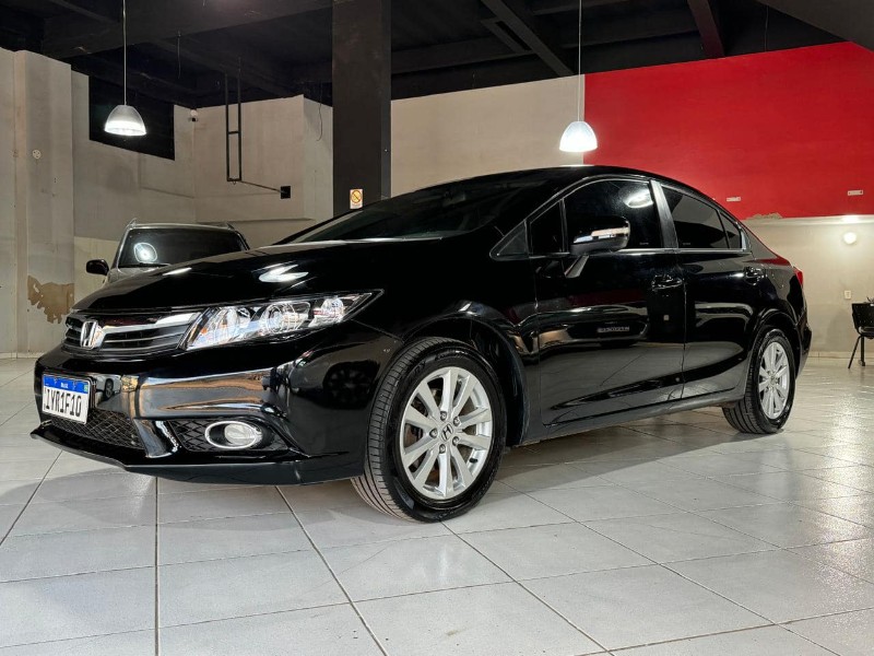 HONDA CIVIC 2.0 LXR 16V 2014/2014 CATTO VEÍCULOS ARROIO DO MEIO / Carros no Vale