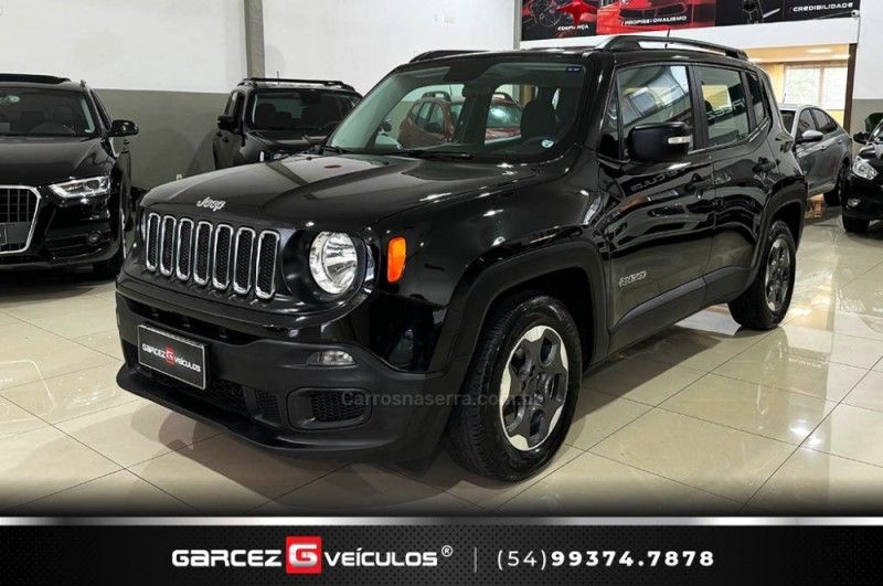 JEEP RENEGADE 1.8 16V 2016/2016 GARCEZ VEÍCULOS BENTO GONÇALVES / Carros no Vale