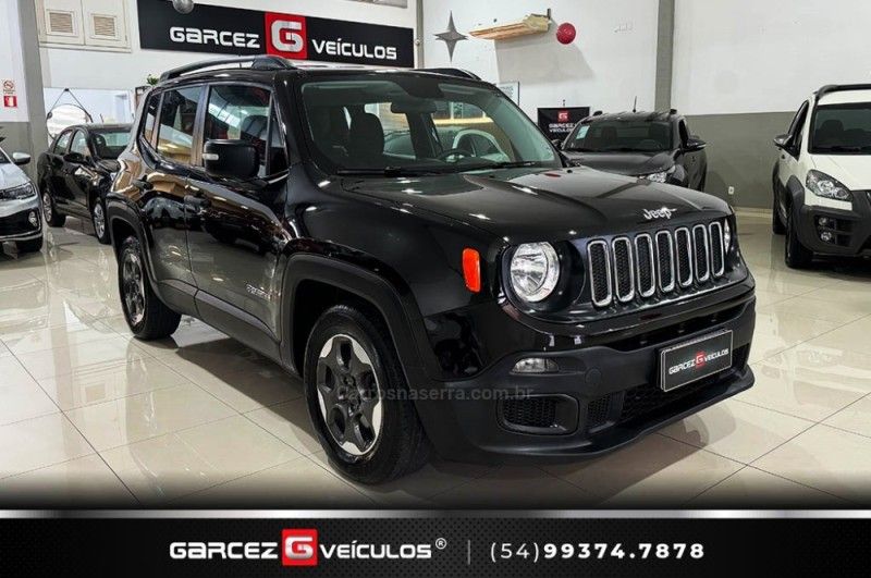 JEEP RENEGADE 1.8 16V 2016/2016 GARCEZ VEÍCULOS BENTO GONÇALVES / Carros no Vale