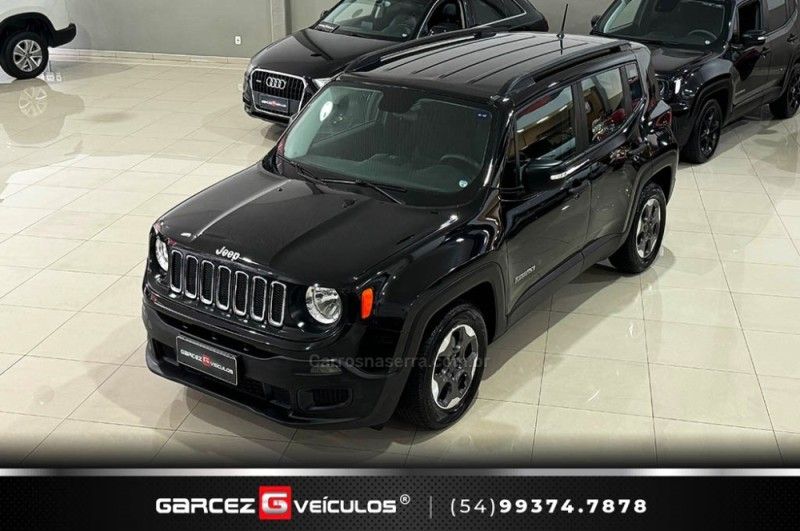 JEEP RENEGADE 1.8 16V 2016/2016 GARCEZ VEÍCULOS BENTO GONÇALVES / Carros no Vale