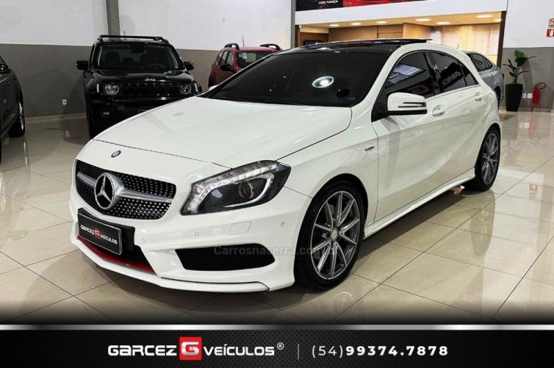 MERCEDES-BENZ A 250 2.0 SPORT TURBO AUTOMATIZADO 2014/2015 GARCEZ VEÍCULOS BENTO GONÇALVES / Carros no Vale