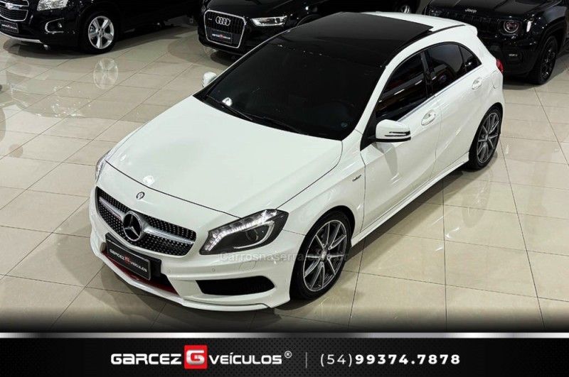 MERCEDES-BENZ A 250 2.0 SPORT TURBO AUTOMATIZADO 2014/2015 GARCEZ VEÍCULOS BENTO GONÇALVES / Carros no Vale