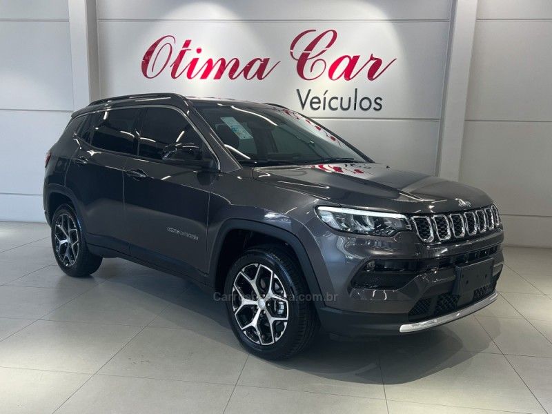 JEEP COMPASS 1.3 LONGITUDE T270 16V TURBO 2024/2025 ÓTIMA CAR FLORES DA CUNHA / Carros no Vale