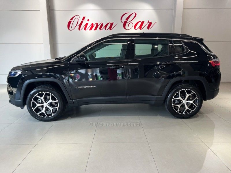 JEEP COMPASS 1.3 LONGITUDE T270 16V TURBO 2024/2025 ÓTIMA CAR FLORES DA CUNHA / Carros no Vale