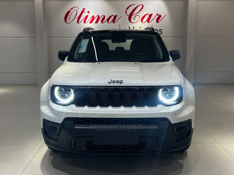 JEEP RENEGADE 1.3 16V ALTITUDE T270 TURBO 2024/2025 ÓTIMA CAR FLORES DA CUNHA / Carros no Vale