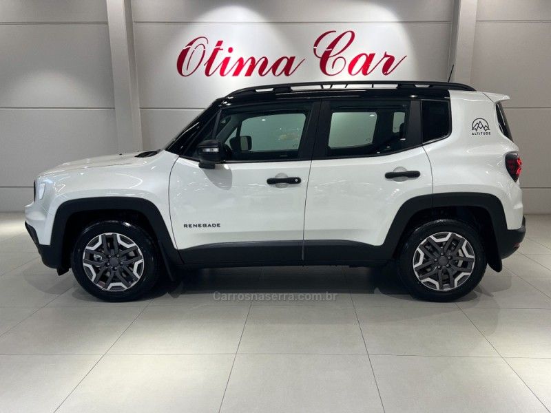 JEEP RENEGADE 1.3 16V ALTITUDE T270 TURBO 2024/2025 ÓTIMA CAR FLORES DA CUNHA / Carros no Vale