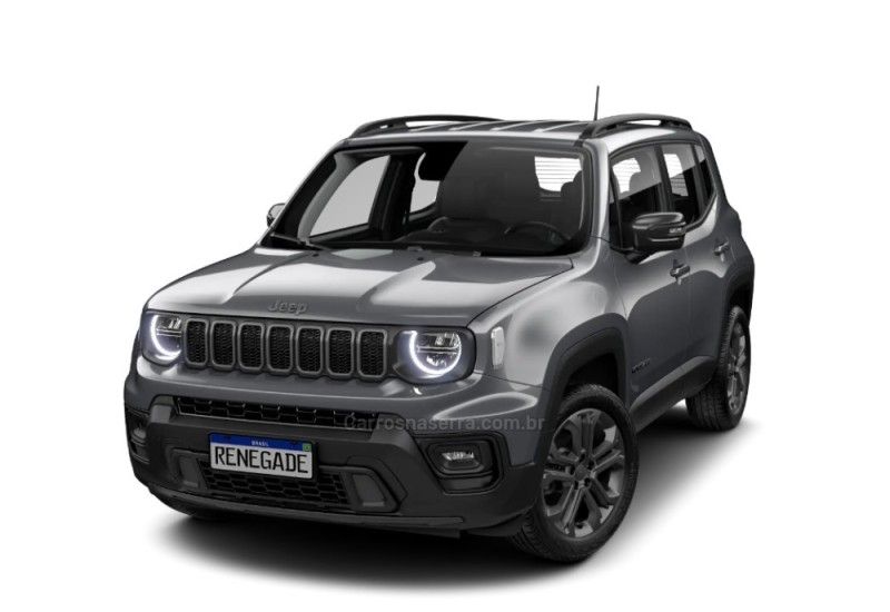 JEEP RENEGADE 1.3 16V NIGHT EAGLE T270 TURBO 2024/2025 ÓTIMA CAR FLORES DA CUNHA / Carros no Vale