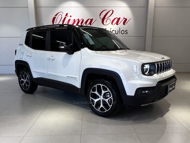 JEEP RENEGADE 1.3 16V SAHARA T270 TURBO 2024/2025 ÓTIMA CAR FLORES DA CUNHA / Carros no Vale