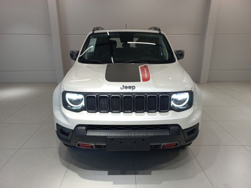 JEEP RENEGADE 1.3 TRAILHAWK T270 16V TURBO 4×4 2024/2025 ÓTIMA CAR FLORES DA CUNHA / Carros no Vale