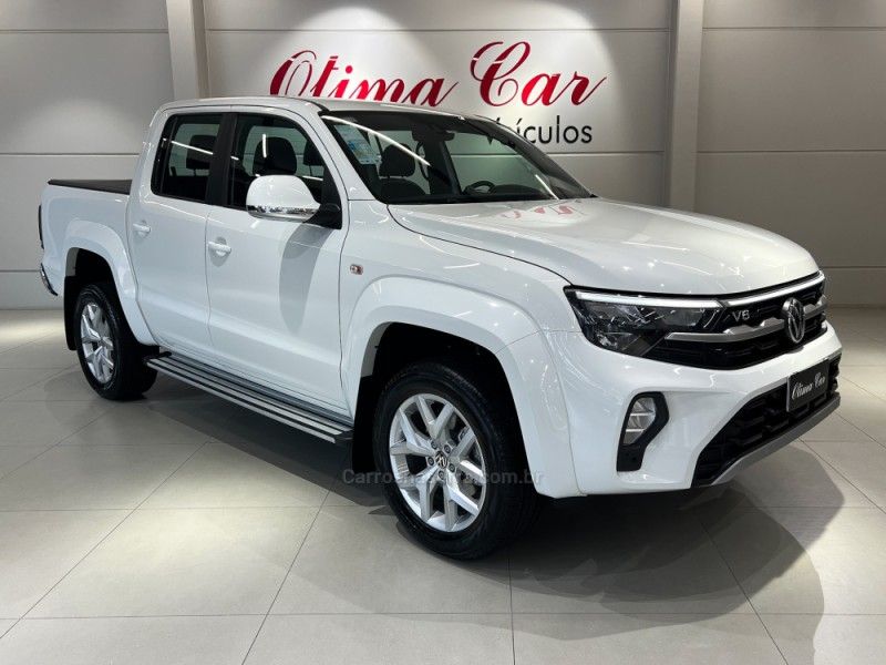 VOLKSWAGEN AMAROK 3.0 V6 TDI HIGHLINE CD 4MOTION 2024/2025 ÓTIMA CAR FLORES DA CUNHA / Carros no Vale