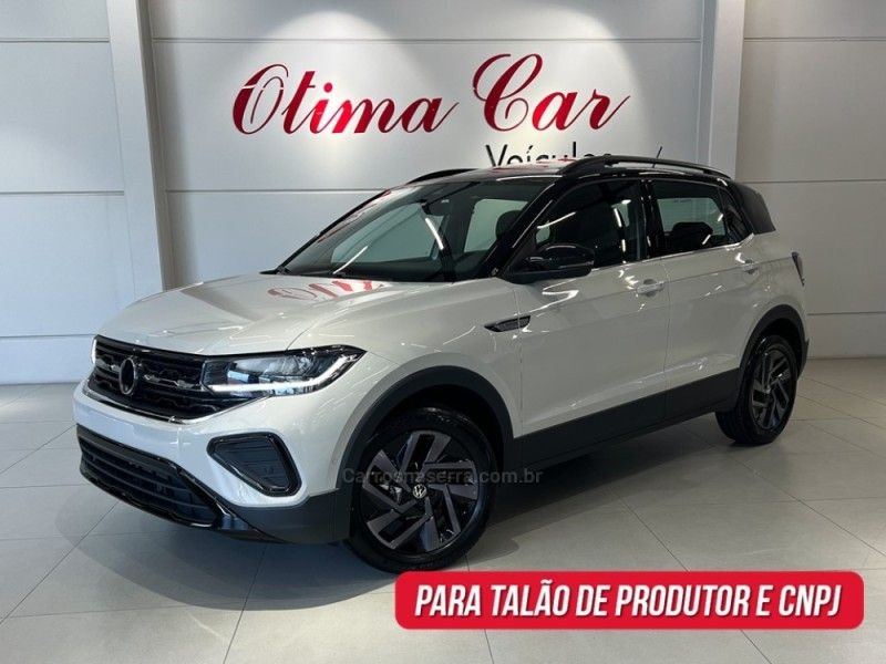 VOLKSWAGEN T-CROSS 1.4 HIGHLINE TSI 16V 2024/2025 ÓTIMA CAR FLORES DA CUNHA / Carros no Vale