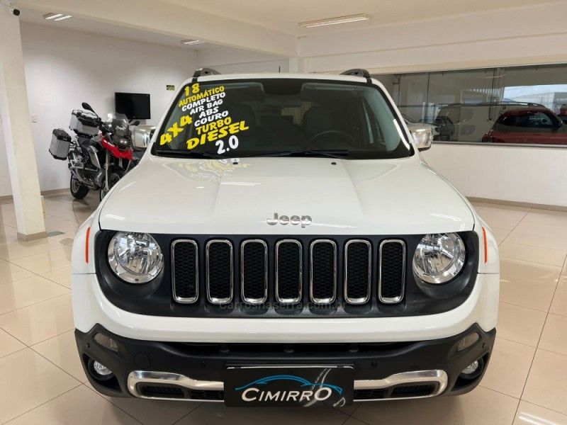 JEEP RENEGADE 2.0 16V TURBO LONGITUDE 4X4 2018/2018 CIMIRRO AUTOMÓVEIS TAQUARA / Carros no Vale