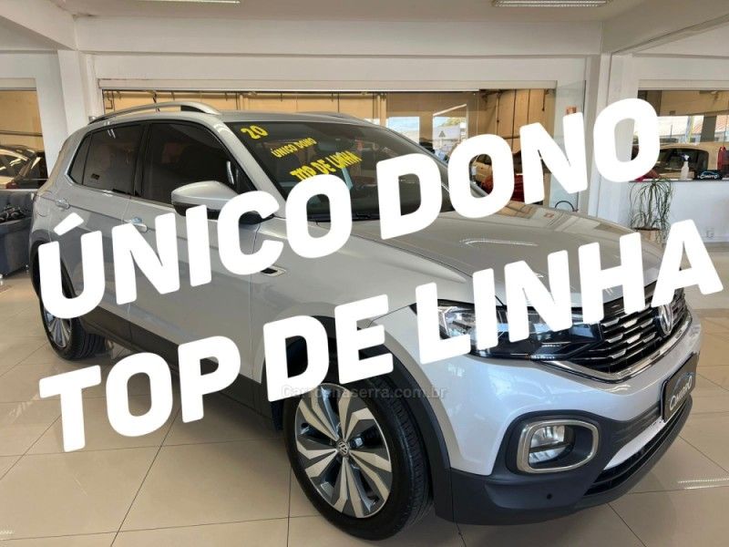 VOLKSWAGEN T-CROSS 1.4 HIGHLINE TSI 16V 2019/2020 CIMIRRO AUTOMÓVEIS TAQUARA / Carros no Vale