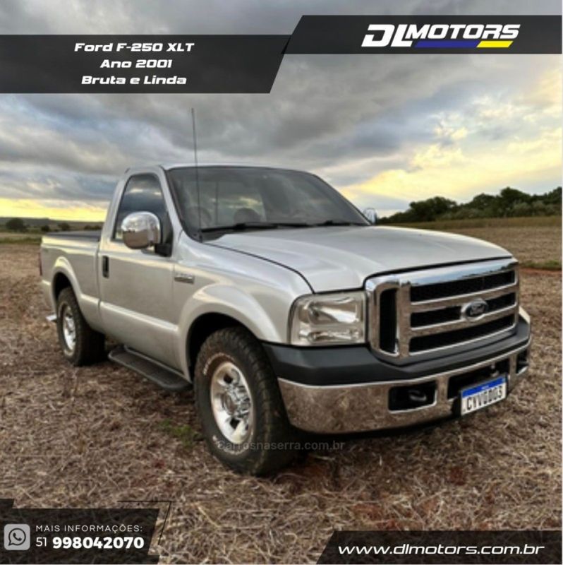 FORD F-250 4.2 XLT 4X2 CS TURBO 2000/2001 DL MOTORS LAJEADO / Carros no Vale