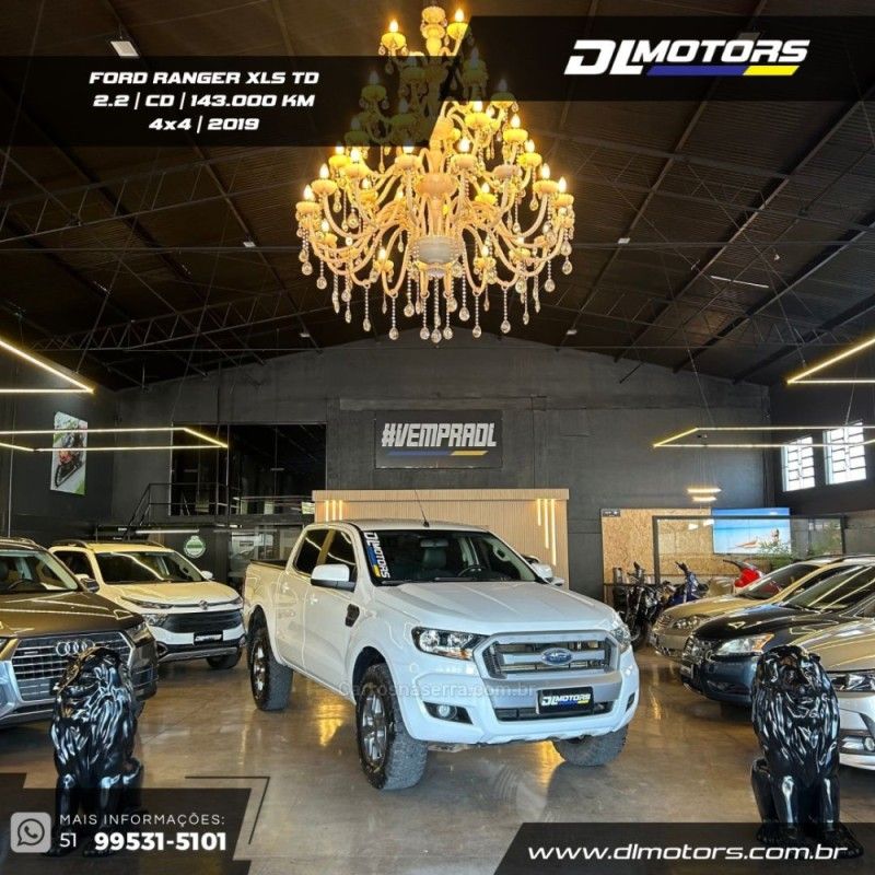 FORD RANGER 2.2 TD XLS CD 4X4 2019/2019 DL MOTORS LAJEADO / Carros no Vale