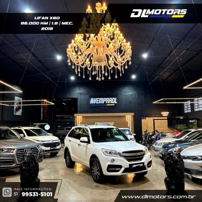 LIFAN X60 1.8 16V 2019/2019 DL MOTORS LAJEADO / Carros no Vale