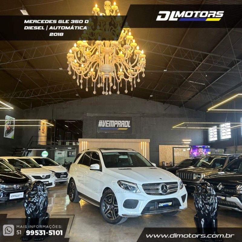 MERCEDES-BENZ GLE 350D 3.0 V6 BLUETEC FAMILY 4MATIC 9G-TRONIC 2018/2018 DL MOTORS LAJEADO / Carros no Vale