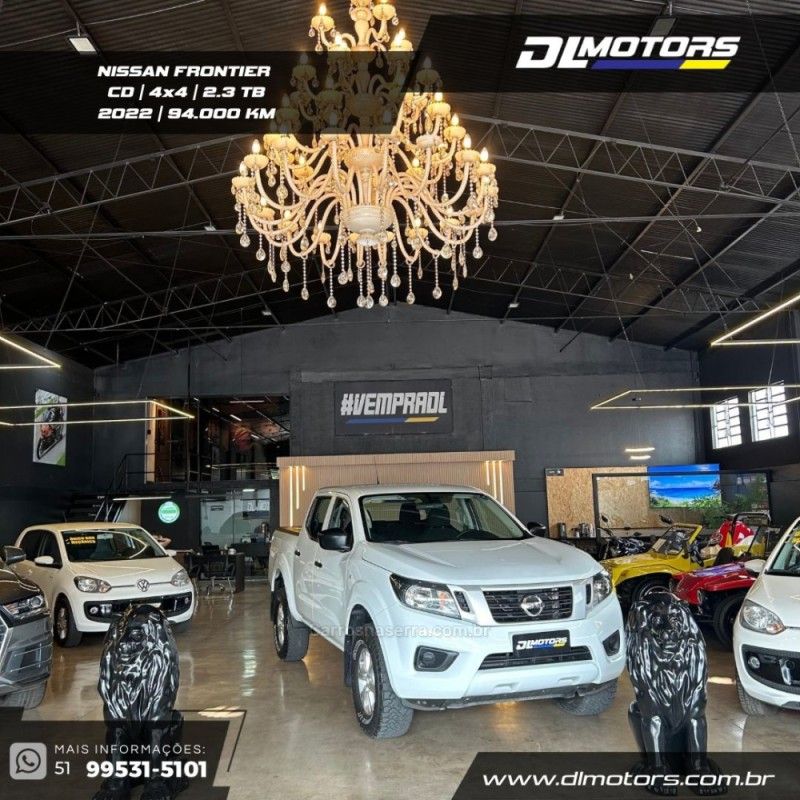 NISSAN FRONTIER 2.3 S 16V 4X4 CD TURBO 2022/2022 DL MOTORS LAJEADO / Carros no Vale