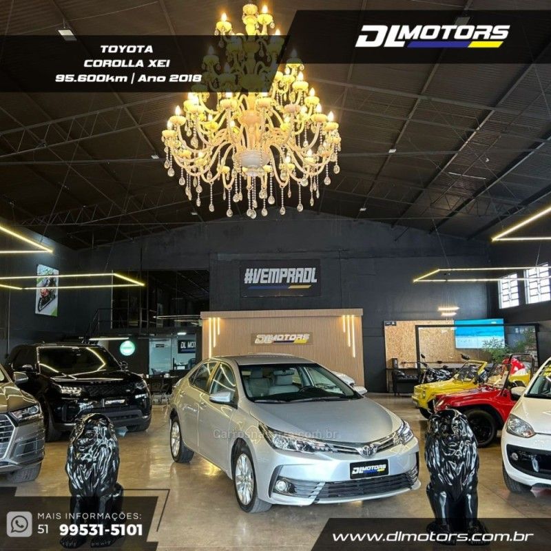 TOYOTA COROLLA 2.0 XEI 16V 2018/2018 DL MOTORS LAJEADO / Carros no Vale