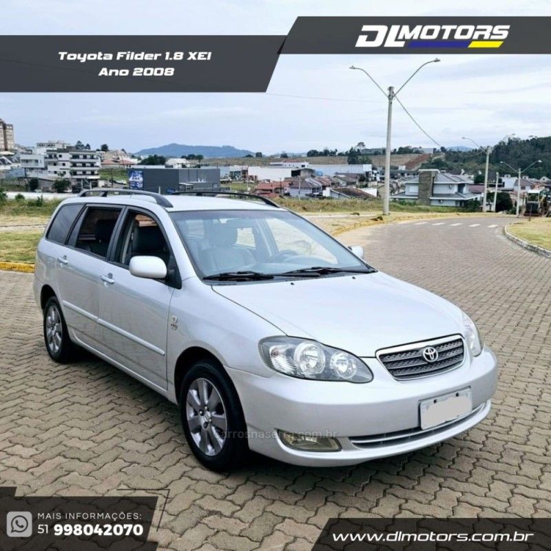 TOYOTA FIELDER 1.8 16V 2008/2008 DL MOTORS LAJEADO / Carros no Vale