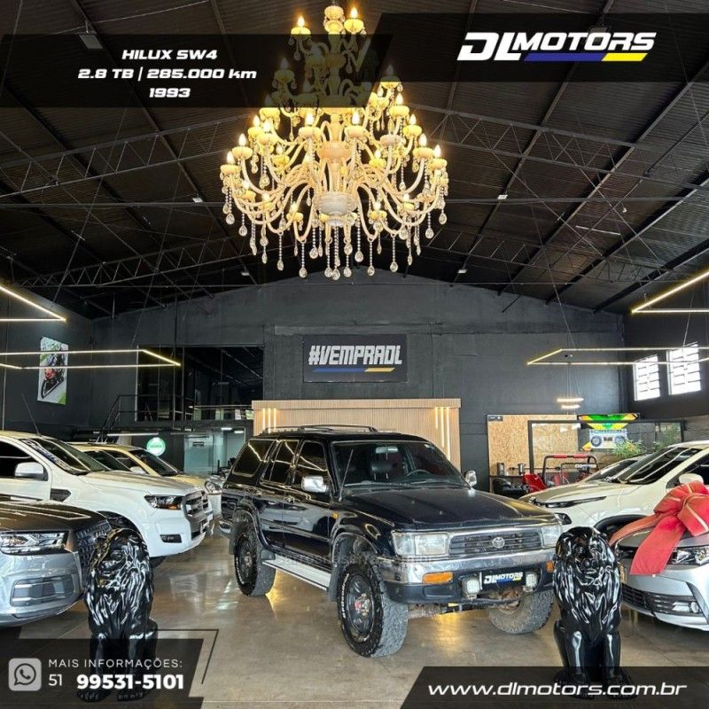 TOYOTA HILUX SW4 2.8 4X4 8V 1993/1993 DL MOTORS LAJEADO / Carros no Vale