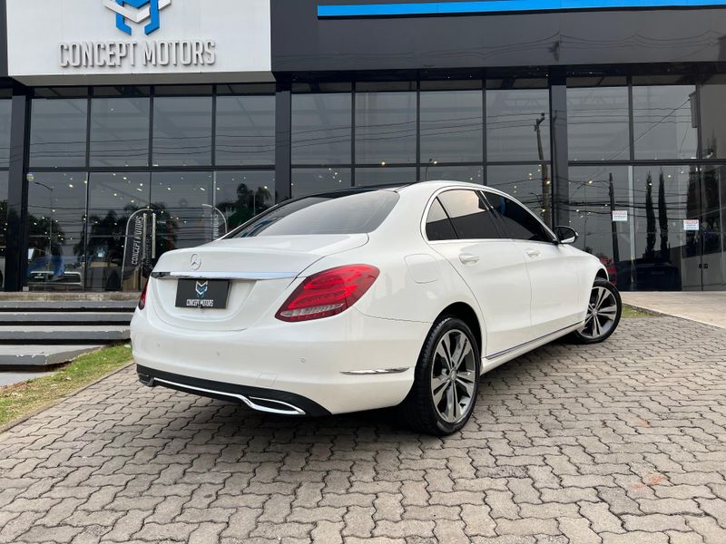 Mercedes-Benz C-180 1.6 Turbo 16V/Flex 16V Aut. 2014/2015 CONCEPT MOTORS PASSO FUNDO / Carros no Vale