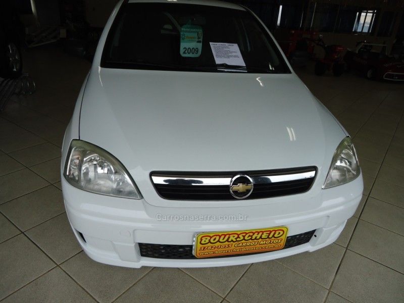 CHEVROLET CORSA 1.0 MPFI MAXX 8V 2009/2009 BOURSCHEID CARROS E MOTOS SANTA CLARA DO SUL / Carros no Vale