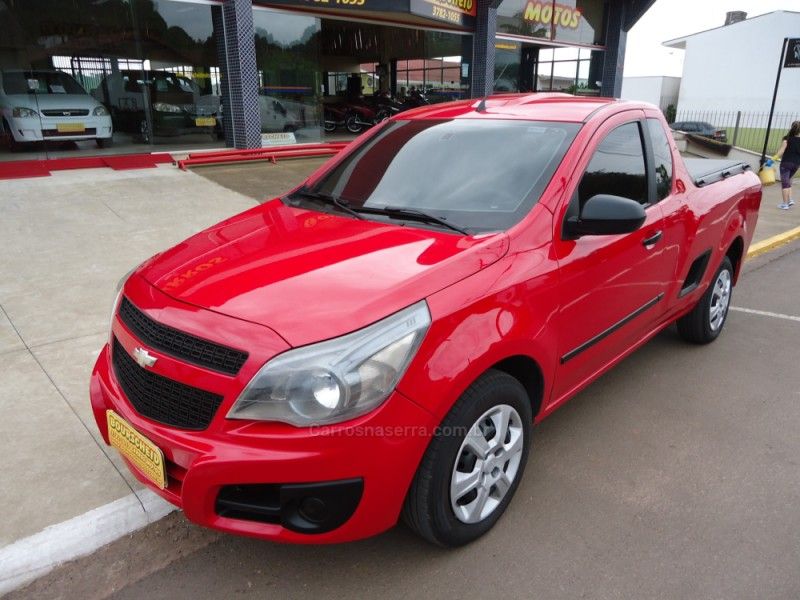 CHEVROLET MONTANA 1.4 MPFI LS CS 8V 2013/2013 BOURSCHEID CARROS E MOTOS SANTA CLARA DO SUL / Carros no Vale