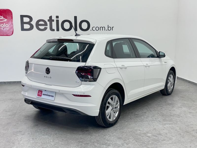 Volkswagen POLO 1.0 170 TSI COMFORTLINE AUTOMÁTICO 2022/2023 BETIOLO NOVOS E SEMINOVOS LAJEADO / Carros no Vale