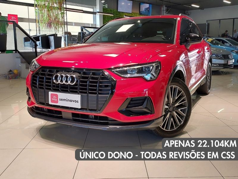 Audi Q3 1.4 35 TFSI GASOLINA BLACK S TRONIC 2021/2021 BETIOLO NOVOS E SEMINOVOS LAJEADO / Carros no Vale