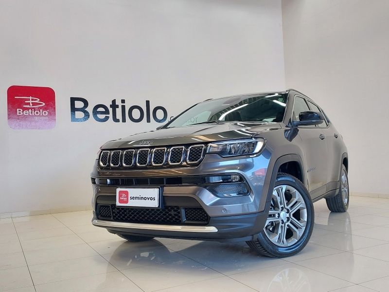 JEEP COMPASS 1.3 T270 TURBO FLEX LONGITUDE AT6 2022/2023 BETIOLO NOVOS E SEMINOVOS LAJEADO / Carros no Vale