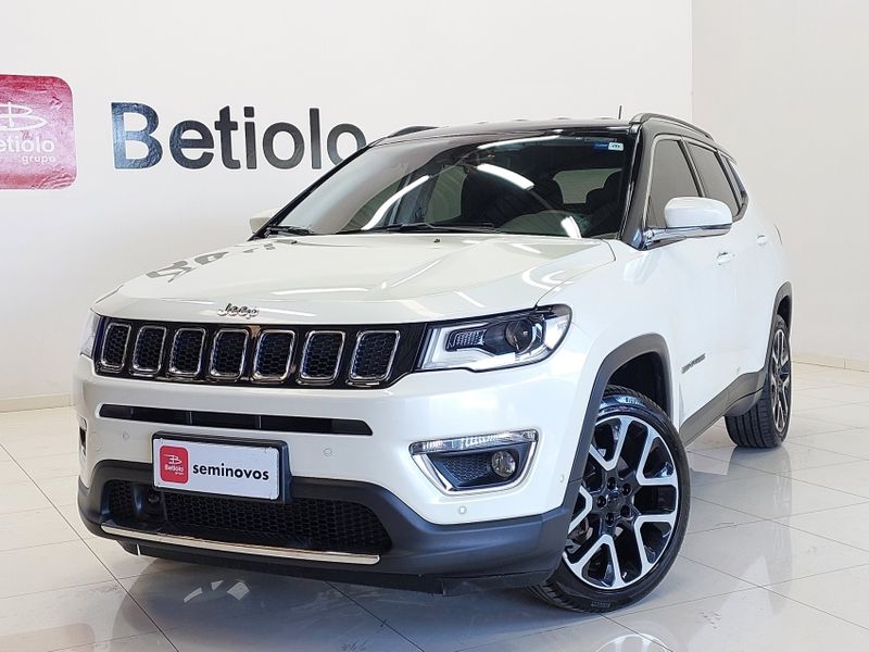 JEEP COMPASS 2.0 16V FLEX LIMITED AUTOMÁTICO 2019/2019 BETIOLO NOVOS E SEMINOVOS LAJEADO / Carros no Vale