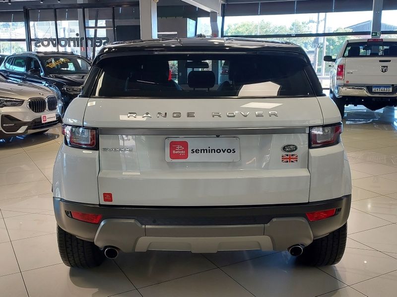 Land Rover RANGE ROVER EVOQUE 2.0 SE 4WD 16V GASOLINA 4P AUTOMÁTICO 2016/2016 BETIOLO NOVOS E SEMINOVOS LAJEADO / Carros no Vale